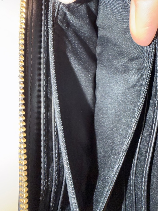 COACH POPPY Italian Calfskin Leather Slim L-zip Wallet w/Brass - style 46070 - Picture 15 of 15